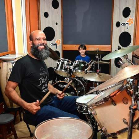 Estúdio de bateria